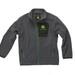 Kids Dark Grey Fleece Jacket