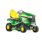 John Deere X370 Lawn Tractor - 42" c/w Mulch Deck with Power Steering