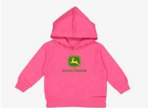 John Deere Pink Hooded Sweatshirt