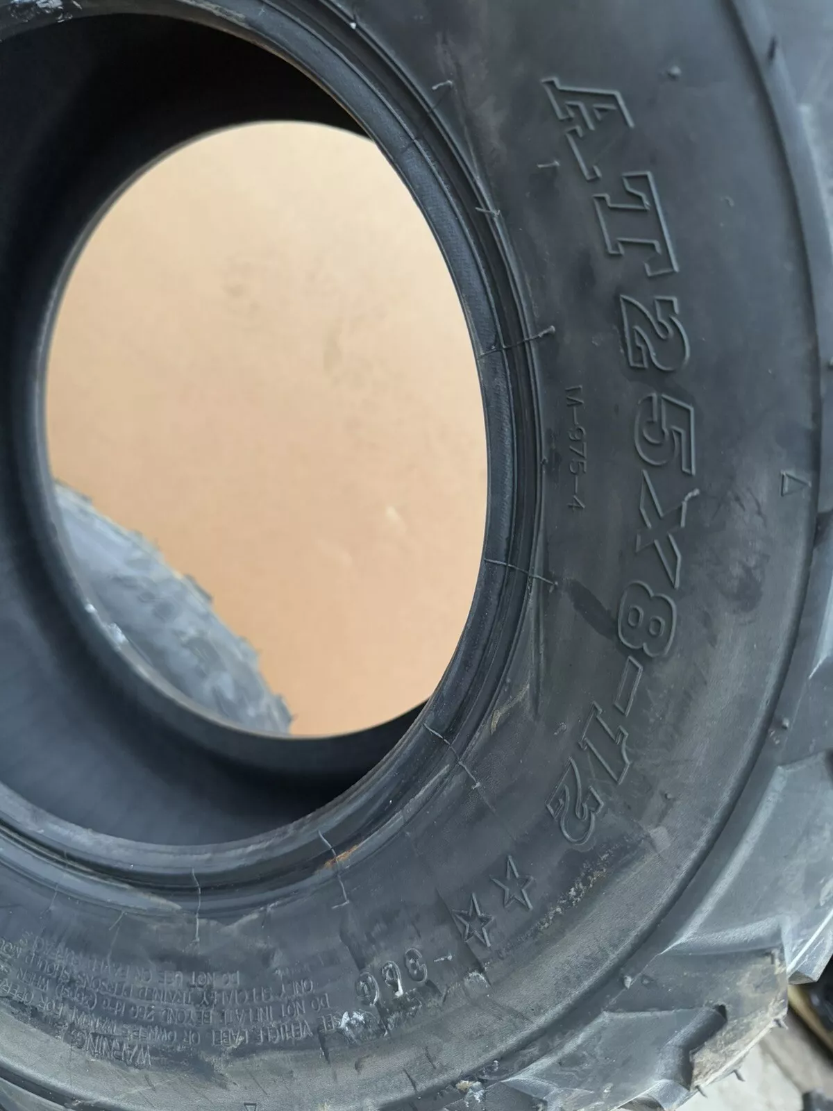 £200+Vat Set Of Honda ATV TRX520/500 25x8-12 & 25x10-12 Maxxis Tyres TakeOffs - Image 3
