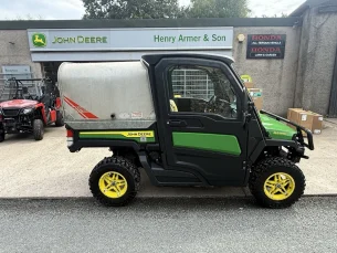 £23,450+Vat 2023 (73) John Deere XUV865M DIESEL Full Cab Gator Yellow & Green