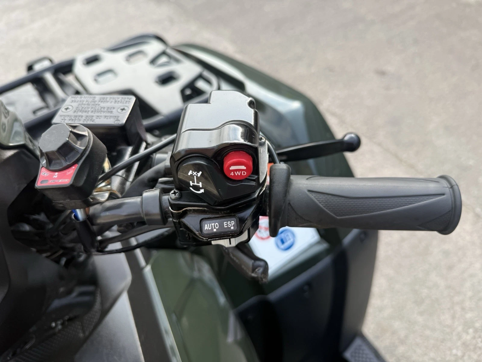 £8500+Vat Honda TRX520FA6 P/S Auto Shift Gears 2024 (24) Forrest Green Plastics - Image 13