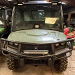 £18,995+Vat 2021 (71) John Deere XUV865M Diesel Gator Full Cab Olive & Black